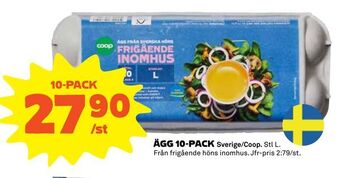 Coop Ägg 10-pack erbjuda