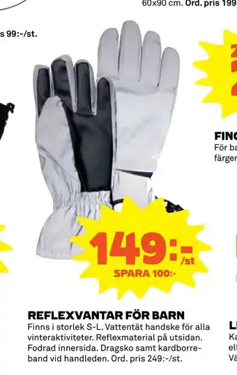 Reflexvantar för barn