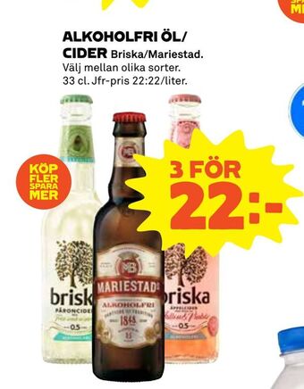 Coop Alkoholfri öl/ cider erbjuda