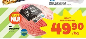 Coop Kokt helgskinka erbjuda