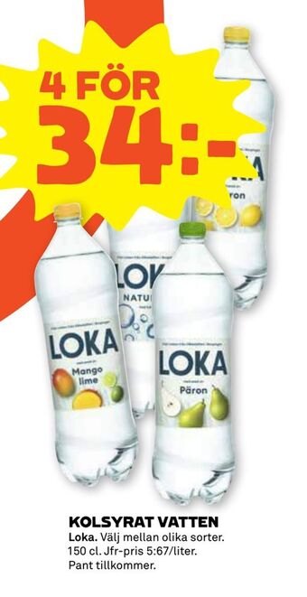 Stora Coop Kolsyrat vatten erbjuda