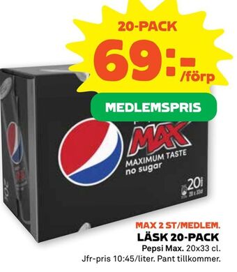 Stora Coop Läsk 20-pack erbjuda
