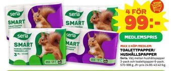 Stora Coop Toalettpapper/ hushållspapper erbjuda