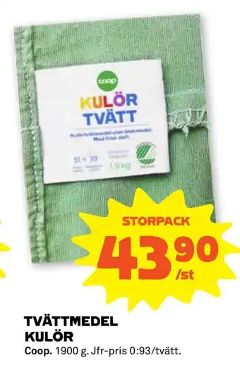 Tvättmedel kulör