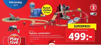 Lidl Playtive Tågbana , rymdstation erbjuda