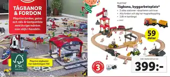 Lidl Playtive Tågbana , byggarbetsplats erbjuda