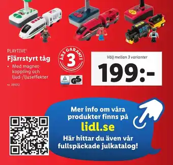 Lidl Playtive Fjärrstyrt tåg erbjuda
