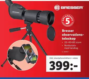 Lidl Bresser observations teleskop erbjuda