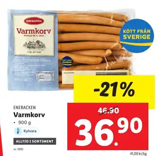 Enebacken Varmkorv