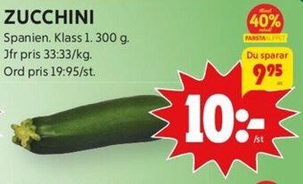 ICA Kvantum Zucchini erbjuda
