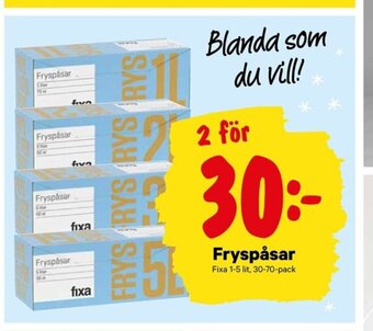 City Gross Fryspåsar erbjuda