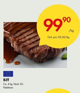 Snabbgross Biff erbjuda