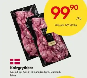 Snabbgross Kalvgrytbitar Prime erbjuda