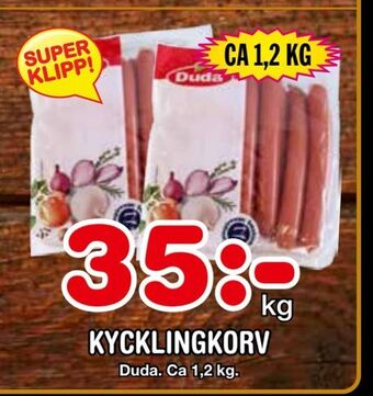 Nya Pulsen Kycklingkorv erbjuda