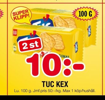 Nya Pulsen Tuc kex erbjuda