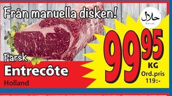 Supergrossen Entrecôte erbjuda