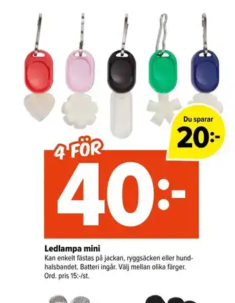 Coop Extra Ledlampa mini erbjuda