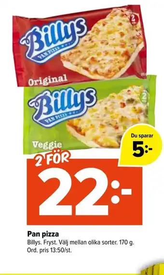 Coop Extra Pan pizza erbjuda