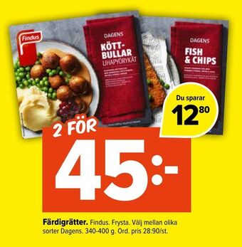 Coop Extra Färdigrätter erbjuda