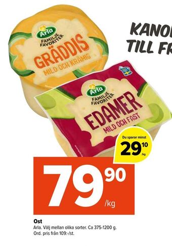 Coop Extra Ost erbjuda
