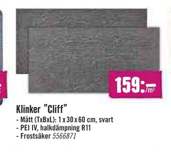 Hornbach Klinker "cliff" erbjuda