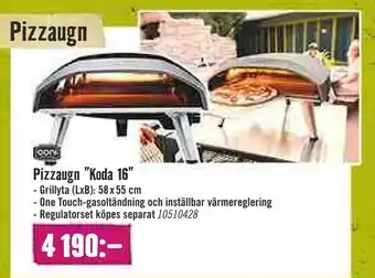 Hornbach Pizzaugn 'koda 16' erbjuda