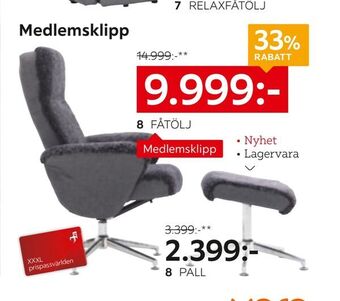 XXXLutz Fåtölj erbjuda