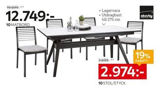 XXXLutz Matbord erbjuda