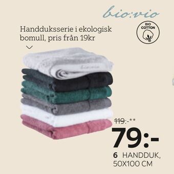 XXXLutz Handduk, 50x100 cm erbjuda