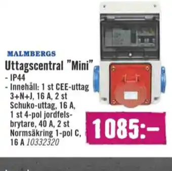 Hornbach Malmbergs uttagscentral erbjuda