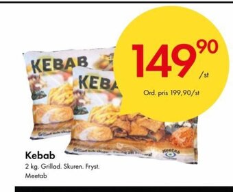 Snabbgross Kebab erbjuda