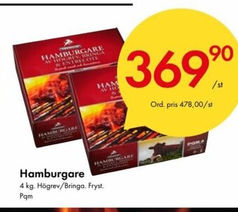 Snabbgross Hamburgare erbjuda