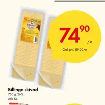 Snabbgross Billinge skivad Arla erbjuda