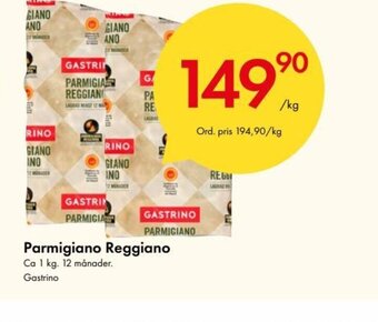Snabbgross Parmigiano Reggiano erbjuda