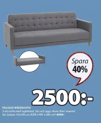Falslev Bäddsoffa