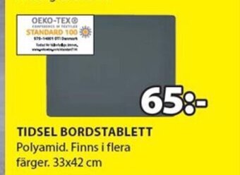 JYSK Tidsel Bordstablett erbjuda