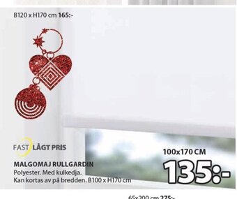 JYSK Malgomaj Rullgardin erbjuda