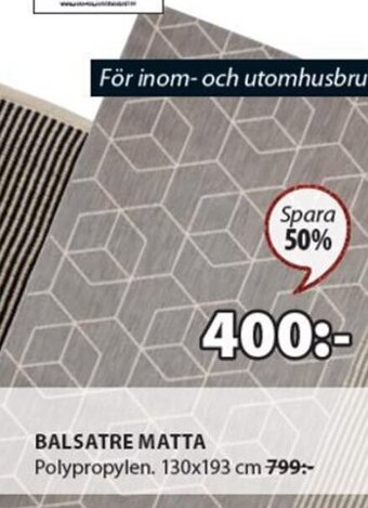 JYSK Balsatre Matta erbjuda