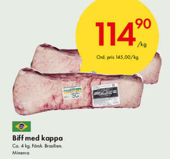 Snabbgross Biff med kappa 4kg erbjuda