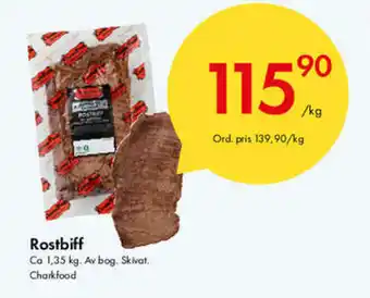 Snabbgross Rostbiff 1,35kg erbjuda