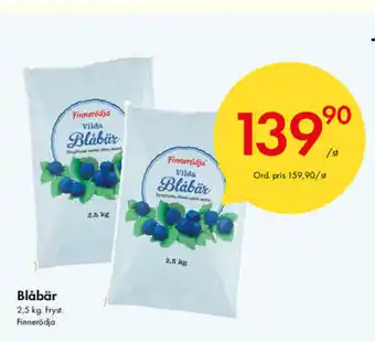 Snabbgross Blabär 2,5kg erbjuda
