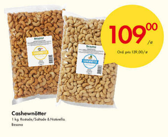 Cashewnötter 1kg