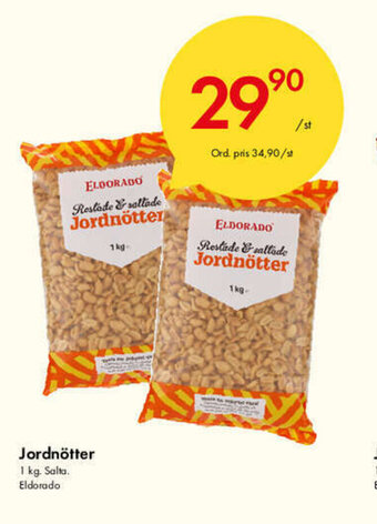 Snabbgross Eldorado Jordnötter 1kg erbjuda