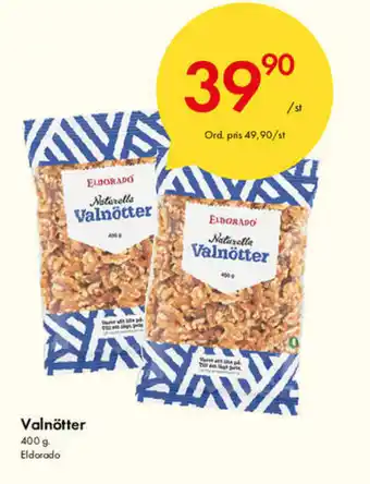 Snabbgross Eldorado Valnötter 400g erbjuda
