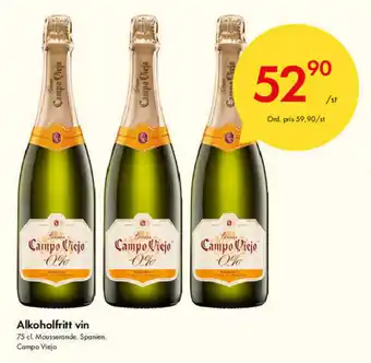 Snabbgross Campo Viejo Alkoholfritt vin 75cl erbjuda