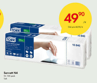 Snabbgross Tork Servett N4 1125-pack erbjuda