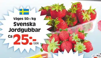 Götgatsbacken Svenska Jordgubbar erbjuda