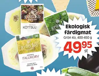 Grön Ko Ekologisk färdigmat 400-450g