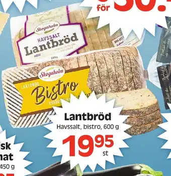 Havssalt, bistro Lantbröd 600g