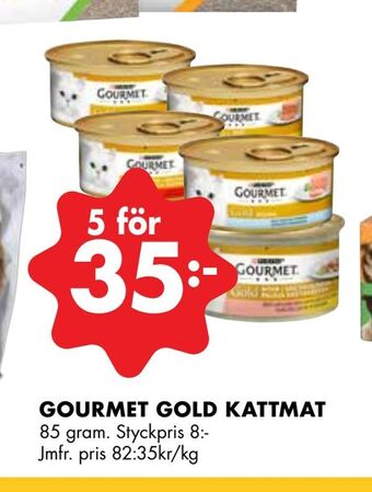 ÖoB Gourmet gold kattmat erbjuda